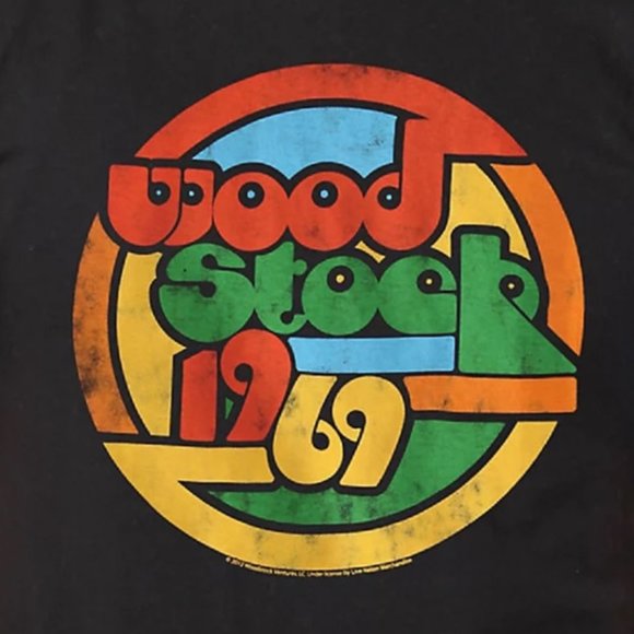Woodstock 1969 Logo 50 years rock cotton Official T-Shirt 3XL NWT - Picture 2 of 2